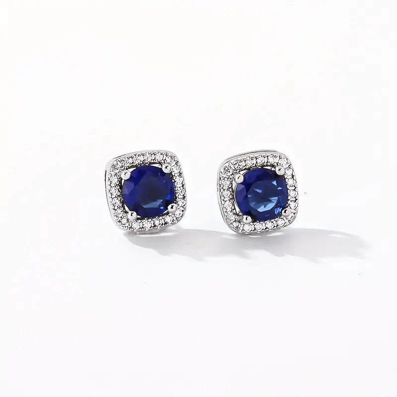 Earring 1 Paar einfache quadratische